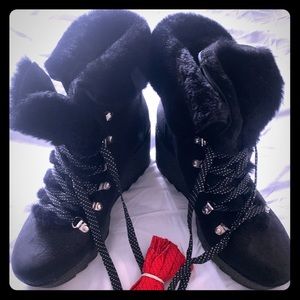 J crew women's Nordic wedge boots